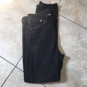 360• stretch, skinny high waisted size 32/32 black jeans